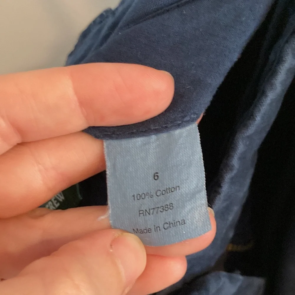 2/$30 💙 J Crew shorts 💙 size 6 💙 navy blue - Picture 6 of 9